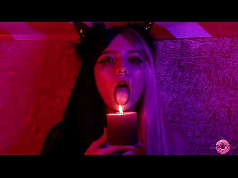 ❤️ Blowjob xamaasad leh oo ka timid Sexy Succubus oo leh oofsan afka ❤  Galmada dabada ﹏